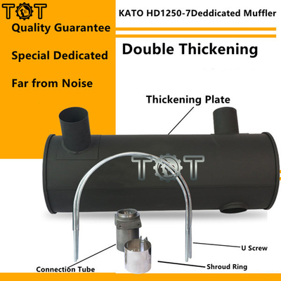 Bagger-Engine Exhaust Muffler ODM KATO HD1250-7 6D22T