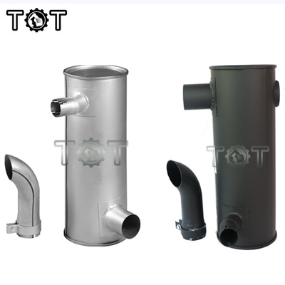 Aluminiumuniversalschalldämpfer-Schalldämpfer HD820 HD820-3 HD820-5 KATO Excavator Muffler
