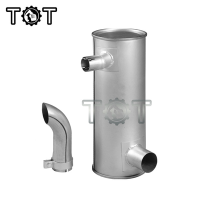 Aluminiumuniversalschalldämpfer-Schalldämpfer HD820 HD820-3 HD820-5 KATO Excavator Muffler